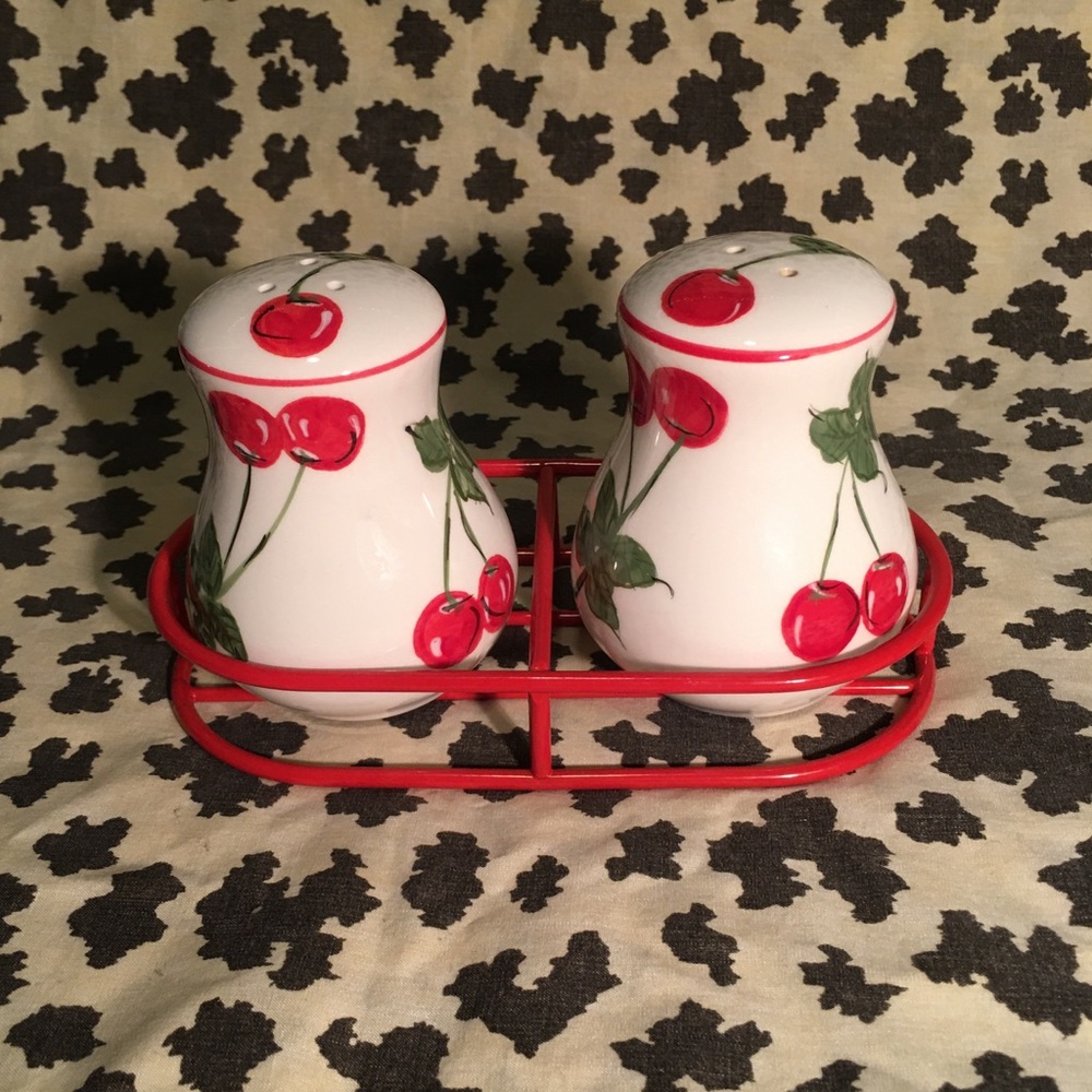 Cherry Salt and Pepper Shakers